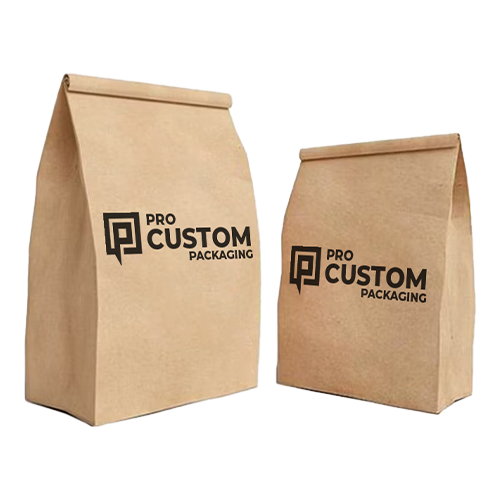 Custom Printed Brown Paper bags
